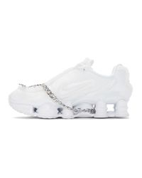 cdg shox white
