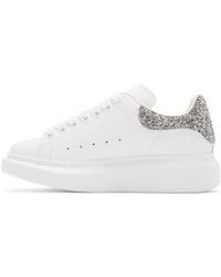 silver sparkly alexander mcqueen's