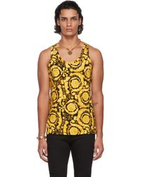 mens versace tank top