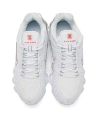 Baskets blanches Shox TL Nike en coloris Blanc - Lyst