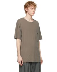 Lemaire コットン グレー T シャツ カラー グレー メンズ Lyst Lemaire コットン グレー T シャツ カラー グレー メンズ Lyst