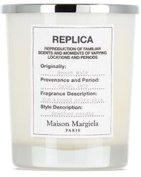 Maison Margiela White Replica Beach Walk Candle, 5.82 Oz