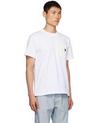 Sacai White Carhartt Wip Edition T-shirt for Men | Lyst