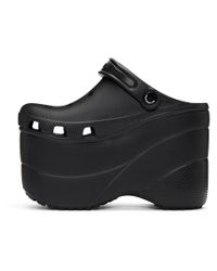 balenciaga platform clogs