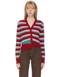 ANDERSSON BELL Red Stripe Kelly Cardigan