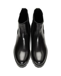 lug chelsea boot prada