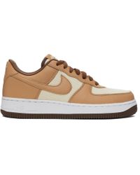 Nike Canvas Beige Air Force 1 Acorn Sneakers in Natural for Men - Lyst