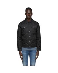 nylon trucker jacket