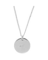 メンズ A P C シルバー Eloi ネックレス メタリック Lyst