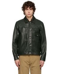 ymc leather jacket