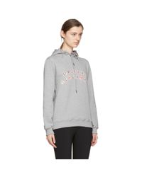 Opening Ceremony Gray Grey Logo Hoodie