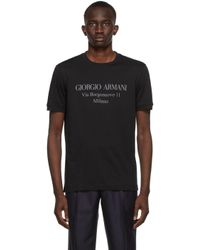 Giorgio Armani T-shirts for Men - Up to 66% off at Lyst.com