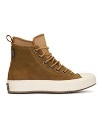 converse leather boots