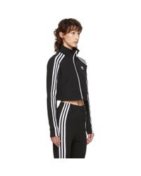 adidas cropped track jacket