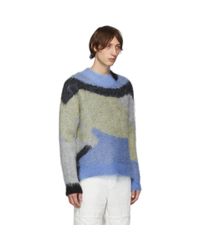 34%割引グレイ系,L春夏新作モデル AMBUSH TAPED KNIT SWEATER アン 値下げ特別価格 AMBUSH モヘアニット ニット/セーター