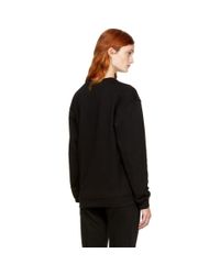 Pull molletonne noir Swallow Badge McQ Alexander McQueen en coloris Black