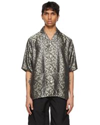 Chemise à manches courtes en maille jacquard à motif léopard grise Cabana  Synthétique Needles pour homme en coloris Gris - Lyst