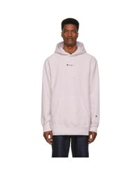 mens lilac hoodie