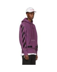 Off-White c/o Virgil Abloh Purple Champion Reverse Weave Edition Hoodie for  Men | Lyst