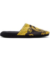 Versace Palazzo Medusa Unisex Slippers - Zwart