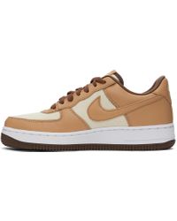 Nike Canvas Beige Air Force 1 Acorn Sneakers in Natural for Men - Lyst