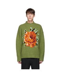 mens flower jumper