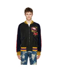gucci velvet bomber jacket