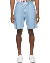 Levi S デニム ブルー Marine Carpenter デニム ショーツ カラー ブルー メンズ Lyst