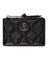 the quilted softshot top zip multi wallet