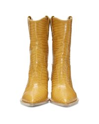 fendi boots yellow