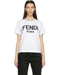 Fendi T-shirts for Women - Up to 42% off at Lyst.com