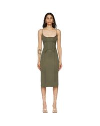 dion lee utility bustier dress