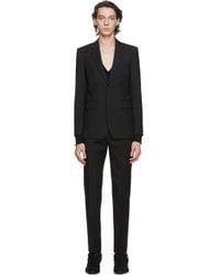 saint laurent black suit