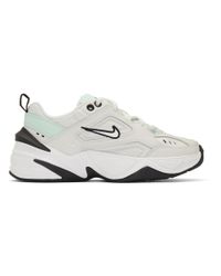 Nike Leather Off-white And Blue M2k Tekno Sneakers - Lyst