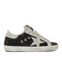 black sequin golden goose
