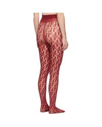 fendi red tights