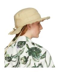 Jacquemus Cotton Beige Le Bob Artichaut Bucket Hat in Natural - Lyst