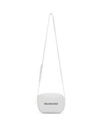 Balenciaga White Everyday Camera Bag Xs