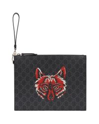 gucci wolf clutch