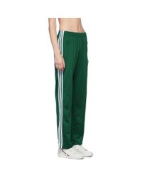 adidas Originals Green Firebird Track Pants - Lyst