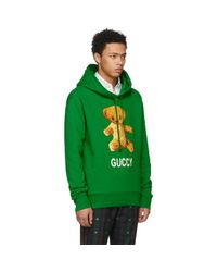 Gucci sweater with green bear Clearance