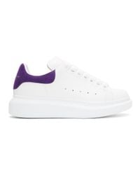 mcqueen alexander oversized purple sneakers trainers