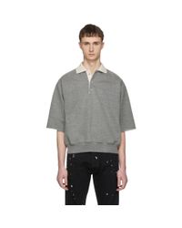メンズ Fear Of God グレー ショート スリーブ ヘビィ テリー ポロ グレー Lyst メンズ Fear Of God グレー ショート スリーブ ヘビィ テリー ポロ グレー Lyst