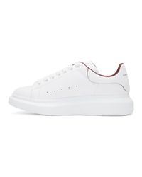 burgundy alexander mcqueen sneakers