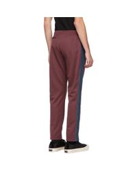 needles track pants maroon