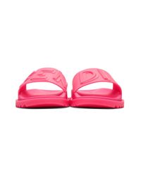 pink slides for men