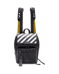 off white leather backpack