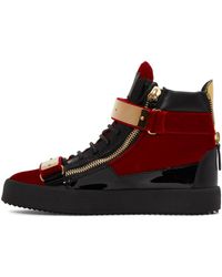 Giuseppe Zanotti Red Velvet London High 