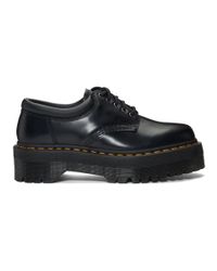 black 8053 quad platform derbys