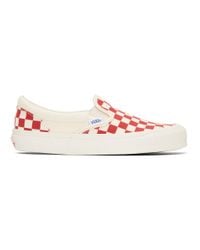 red checkered classic vans